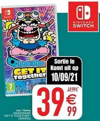 Cora Jeu - game warioware get it together aanbieding