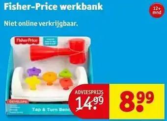 Kruidvat Fisher-price werkbank aanbieding