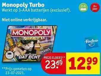Monopoly turbo