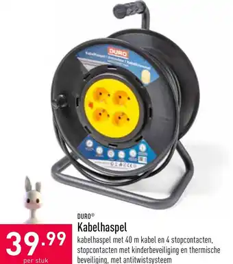 ALDI Duro Kabelhaspel aanbieding
