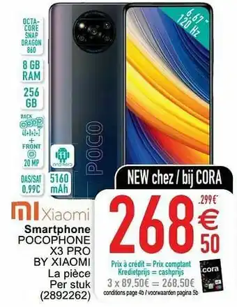 Cora Smartphone pocophone x3 pro by xiaomi aanbieding