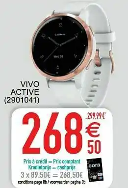 Cora Garmin vivo active aanbieding