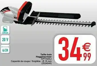 Cora X-performer taille-haie heggenschaar xpth20li aanbieding