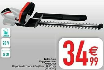 Cora X-performer taille-haie heggenschaar xpth20li aanbieding