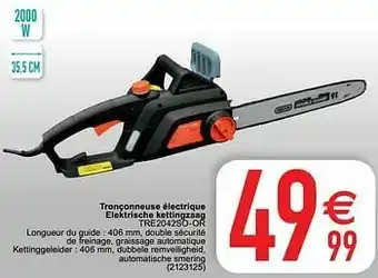 Cora Elem tronçonneuse électrique elektrische kettingzaag tre2042so-or aanbieding