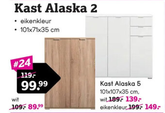 Leen Bakker Kast Alaska 2 aanbieding