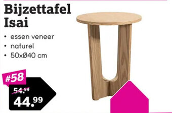Leen Bakker Bijzettafel Isai aanbieding