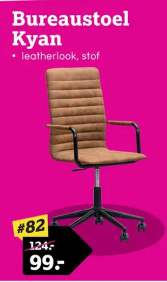 Leen Bakker Bureaustoel Kyan aanbieding