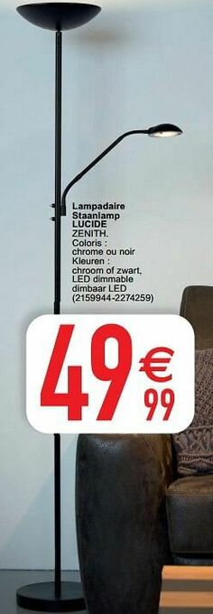 Cora Lampadaire staanlamp lucide aanbieding