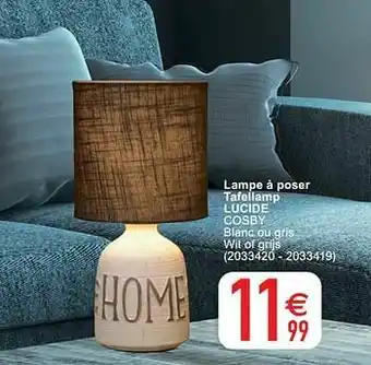 Cora Lampe à poser tafellamp lucide cosby aanbieding