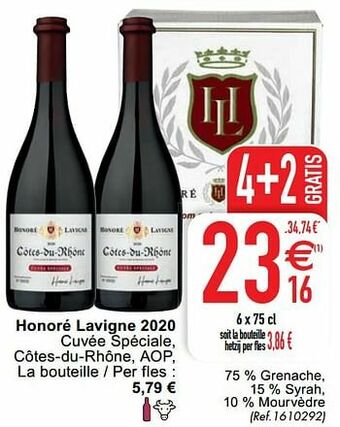 Cora Honoré lavigne 2020 cuvée spéciale aanbieding