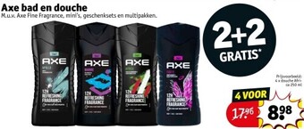 Kruidvat Axe bad en douche aanbieding
