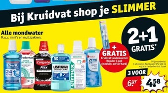 Kruidvat Alle mondwater aanbieding