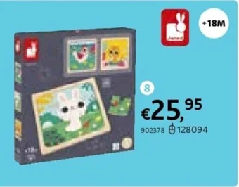Dreamland JANOD HOUTEN 3-IN-1 PUZZEL TRIO aanbieding