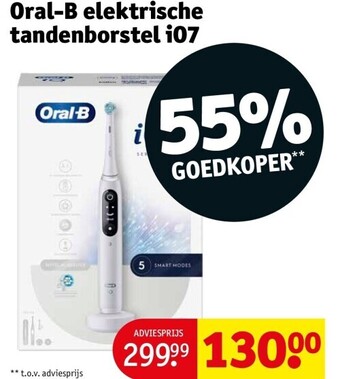 Kruidvat Oral-b elektrische tandenborstel io7 aanbieding