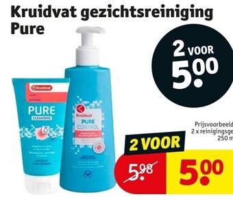 Kruidvat Kruidvat gezichtsreiniging pure aanbieding