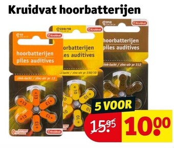Kruidvat Kruidvat hoorbatterijen aanbieding