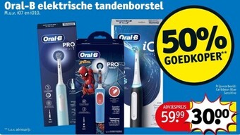 Kruidvat Oral-b elektrische tandenborstel aanbieding