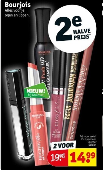 Kruidvat Bourjois aanbieding