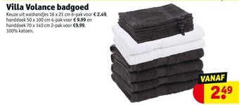 Kruidvat Villa volance badgoed 16 x 21cm aanbieding