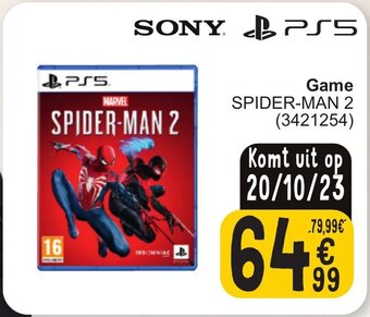 Cora Game SPIDER-MAN 2 aanbieding