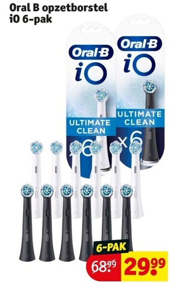 Kruidvat Oral b opzetborstel io 6-pak aanbieding