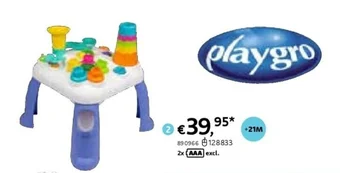 PLAYGRO ACTIVITEITENTAFEL SENSORY EXPLORER MUSIC AND LIGHTS ACTIVITY TABLE