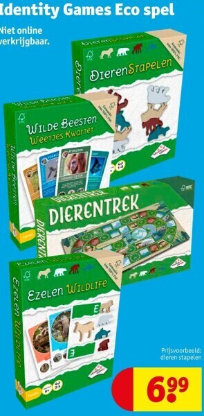 Kruidvat Identity games eco spel aanbieding