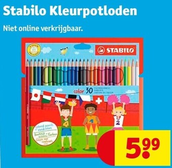 Kruidvat Stabilo kleurpotloden aanbieding