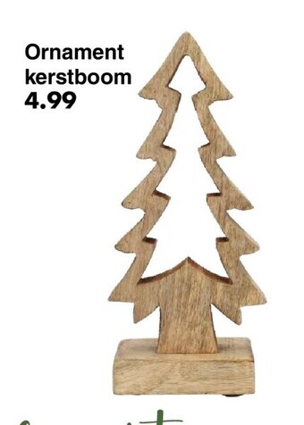 Wibra Ornament kerstboom aanbieding
