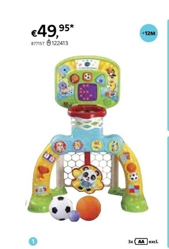 Dreamland Vtech 3-in-1 sport & scoor speelplaats aanbieding