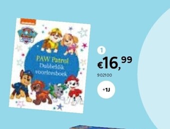 Dreamland Paw patrol dubbeldik voorleesboek aanbieding