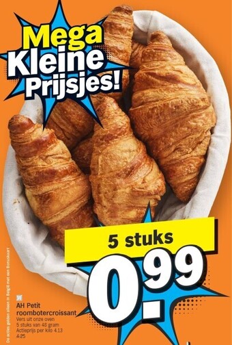Albert Heijn Ah petit roombotercroissant aanbieding