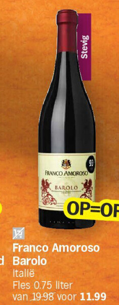 Albert Heijn Franco amoroso barolo aanbieding
