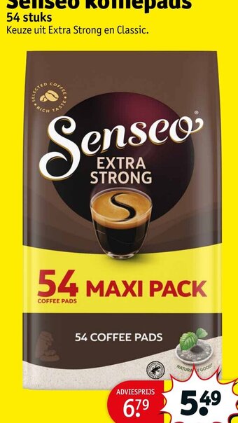 Kruidvat Senseo koffiepads 54 stuks aanbieding