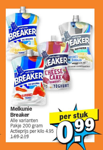 Albert Heijn Melkunie breaker aanbieding