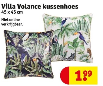 Kruidvat Villa volance kussenhoes 45 x 45cm aanbieding