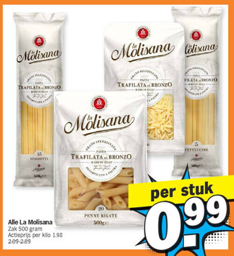 Albert Heijn Alle la molisana aanbieding