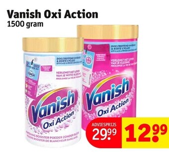 Kruidvat Vanish oxi action 1500 gram aanbieding