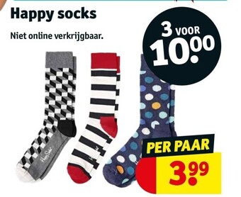Kruidvat Happy socks aanbieding