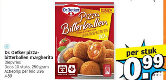 Albert Heijn Dr. oetker pizzabitterballen margherita aanbieding