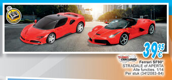 Cora Ferrari SF90Ferrari SF90* STRADALE of APERTA Alle functies. 1/14 Per stuk (3412083-84) STRADALE of APERTA aanbieding