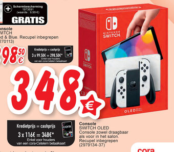 Cora Console SWITCH OLED aanbieding