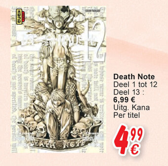 Cora Death Note aanbieding