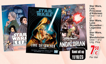 Cora Star Wars, Leia, Princesse d'Alderaan , Star Wars, Luke Skywalker: Légendes of Star Wars, The Mandalorian aanbieding