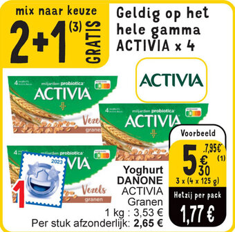 Yoghurt DANONE ACTIVIA