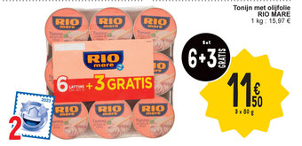 Cora Tonijn met olijfolie RIO MARE aanbieding