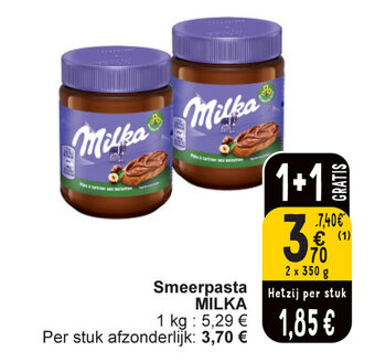 Smeerpasta MILKA