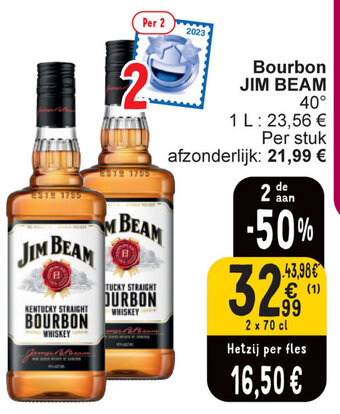 Cora Bourbon JIM BEAM aanbieding