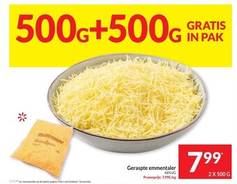 Intermarché Geraspte emmentaler aanbieding